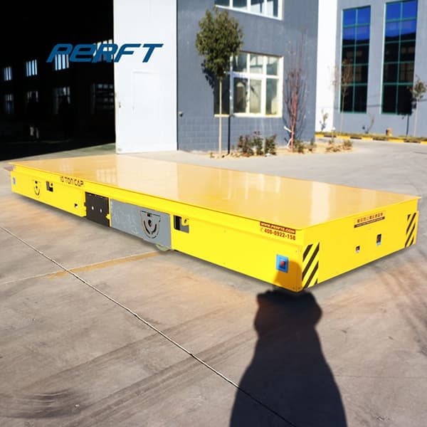 Motorized Rail Transfer Trolley With 4 Swivel Casters 5 Ton